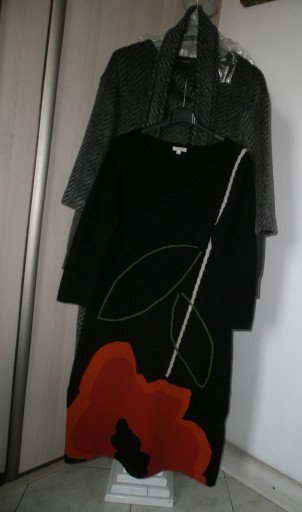 Zdjęcie oferty: SZARY GRAFITOWY WEŁNA ALPAKA LODEN COŚ JAK MAXMARA + SOLAR + MOHEROWY 40