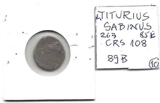 Zdjęcie oferty: Denar Republiki Rzymskiej z 89r p.n.e