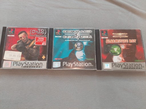 Zdjęcie oferty: Trzy gry na ps1 psx command i c12 