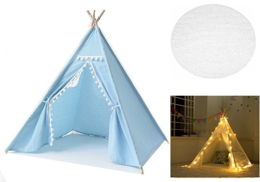 Zdjęcie oferty: DUŻY Namiot TIPI WIGWAM TEEPEE 120x160 MATA 