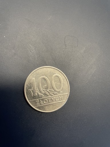 Zdjęcie oferty: 100 zł  moneta z 1990r ze znakiem mennicy 