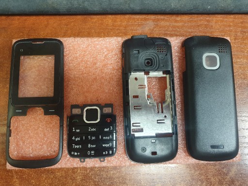 Zdjęcie oferty: Obudowa Nokia C1-01 Kolor Czarny (Kompletna)
