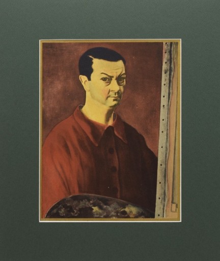 Zdjęcie oferty: M.Kisling,Autoportret,lit.barwna,1954