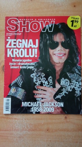 Zdjęcie oferty: Show Magazyn o gwiazdach 1/2009 Michael Jackson