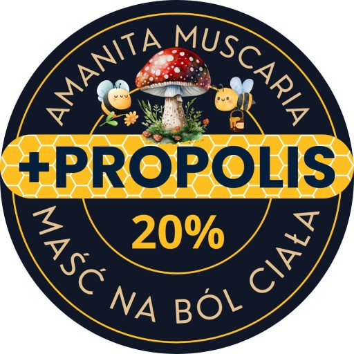 Zdjęcie oferty: Maść  na choroby skórne propolis amanita żywokost 