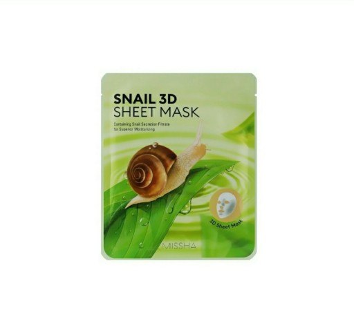 Zdjęcie oferty: Snail 3D sheet mask MISSHA maseczka w płacie