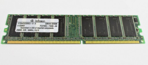 Zdjęcie oferty: Infineon HYS64D32309GU-6-A 256MB DDR