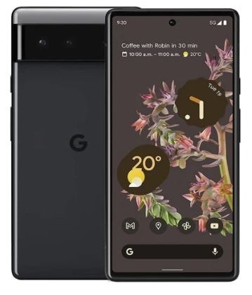 Zdjęcie oferty: Google Pixel 6 Stormy Black 8/128GB 5G  etui