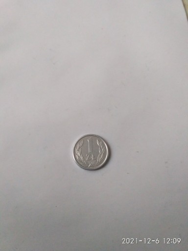 Zdjęcie oferty: MONETA 1 złoty z PRL  z 1989 roku obiegowa