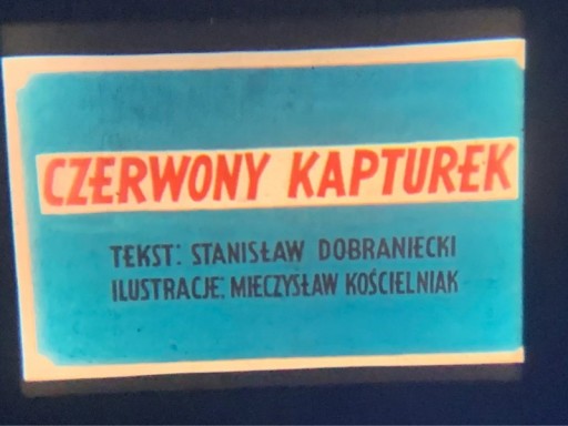 Zdjęcie oferty: Bajka na rzutnik Czerwony Kapturek.