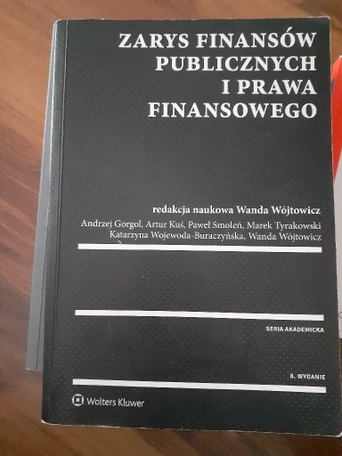 Zdjęcie oferty: Zarys finansów publicznych i prawa finansowego
