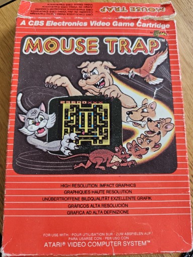 Zdjęcie oferty: Mouse Trap Cartridge Gra Atari 1981