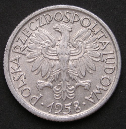Zdjęcie oferty: Polska 2 złote 1958 - kłosy jagódki