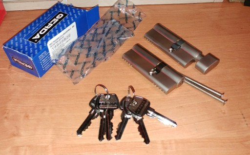 Zdjęcie oferty: Gerda WK-E1 komplet wkładek +6 kluczy