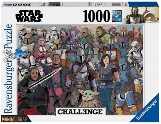 Zdjęcie oferty: The Mandalorian Challenge 1000 Ravensburger 167708