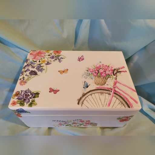 Zdjęcie oferty: Szkatułka duża drewniana decoupage święta prezent