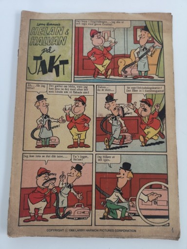 Zdjęcie oferty: Komiks HELAN & HALVAN Larry Harmon's 1966 szwedzki