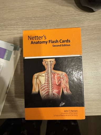 Zdjęcie oferty: Karty anatomiczne Nettera – idealne do nauki anatomii!