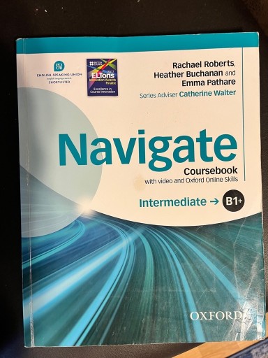 Zdjęcie oferty: Navigate Intermediate B1+ Coursebook Roberts