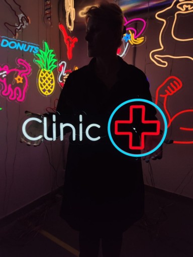 Zdjęcie oferty: Reklama Świetlna.Dekoracje Neon LED.Klinika.Clinic