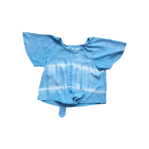 Zdjęcie oferty: Bluzka koszulka z wiązaniem Reserved 152 niebieska