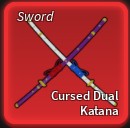 Zdjęcie oferty: Konto Roblox Cursed Dual Katana 2550Lv Blox Fruits