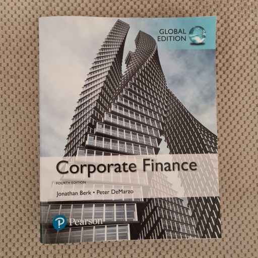 Zdjęcie oferty: Corporate Finance Fourth Edition Berk DeMarzo