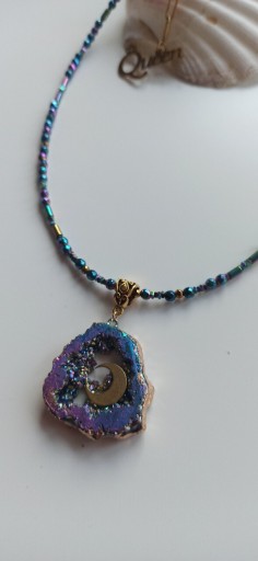 Zdjęcie oferty: Amulet lunula rainbow Holiday , DODA Ci uroku.