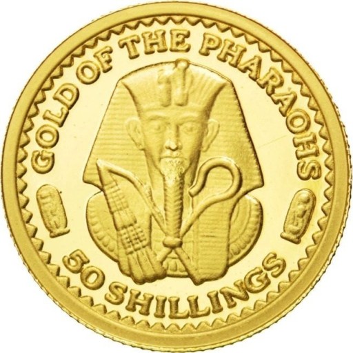 Zdjęcie oferty: Somalia 50 scellini 2002 "Gold of the Pharaohs" 