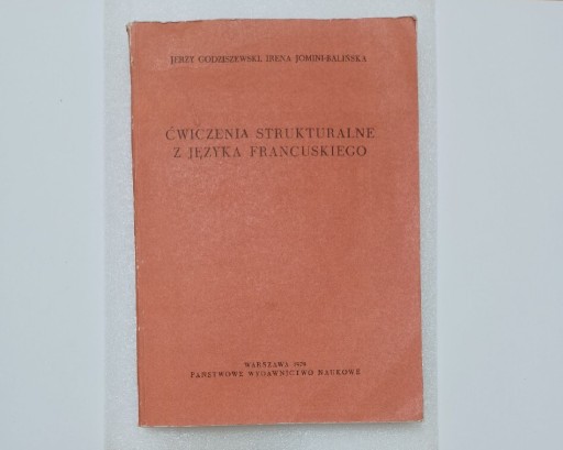 Zdjęcie oferty: Język francuski PWN ćwiczenia strukturalne 1979r