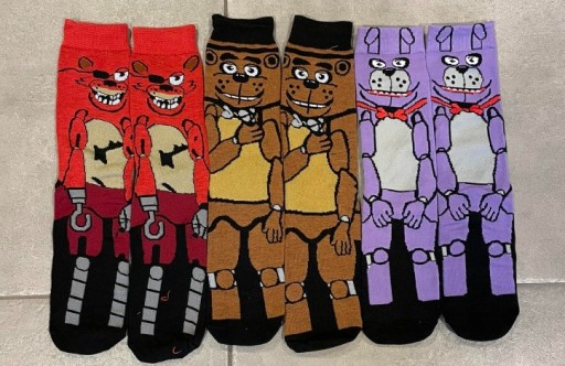 Zdjęcie oferty: Skarpetki fnaf zestaw 3 pary