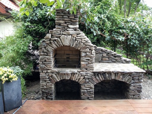 Zdjęcie oferty: Grill ogrodowy murowany z kamienia, wędzarnia