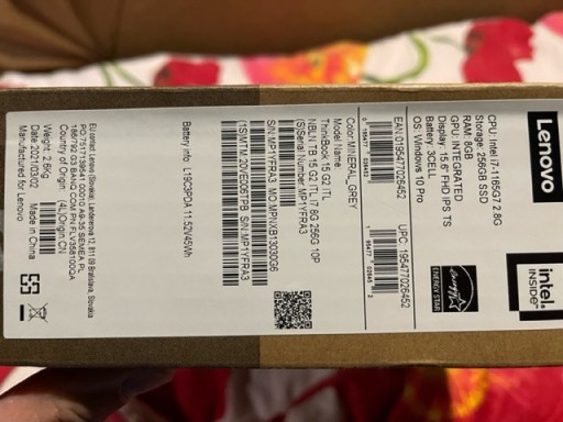 Zdjęcie oferty: LENOVO THINKBOOK 15 G2 ITL 