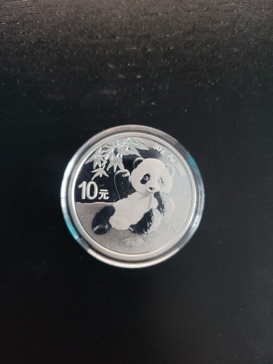 Zdjęcie oferty: Chińska Panda 30 gramów Srebra 2020