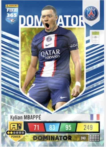 Zdjęcie oferty: FIFA 365 2023 Dominator 243 Kylian Mbappé