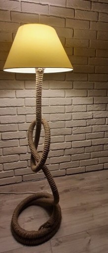 Zdjęcie oferty: Lampa z liny jutowej