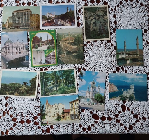 Zdjęcie oferty: Ukraina zestaw 12 pocztówek