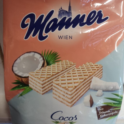 Zdjęcie oferty: Wafle Manner Cocos Kokosowe Kokos z Austrii 400g