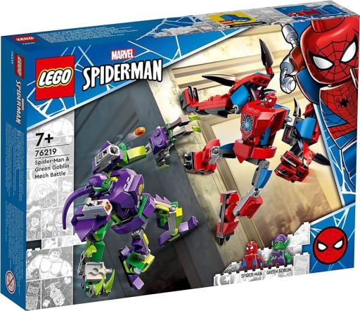Zdjęcie oferty: LEGO Super Heroes 76219 bitwa mechów Spider Goblin