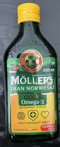 Zdjęcie oferty: Möllers tran norweski 250 ml