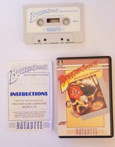 Zdjęcie oferty: Boulder Dash II Rockford's Revenge – Databyte 1985 Oryginał UK