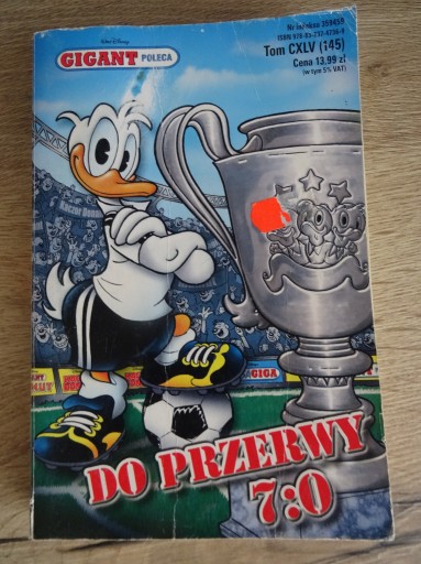 Zdjęcie oferty: KOMIKS _ GIGANT _ DONALD _ Do przerwy 7:0__145