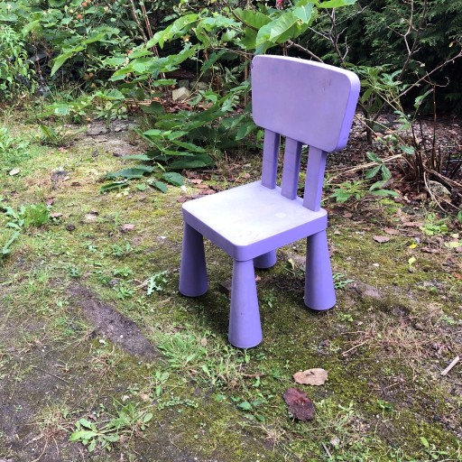 Zdjęcie oferty: krzesło dziecięce Mammut Ikea fioletowy