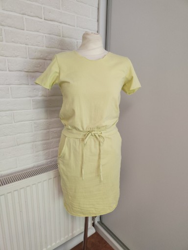 Zdjęcie oferty: Sukienka żółta bawełniana 36/38