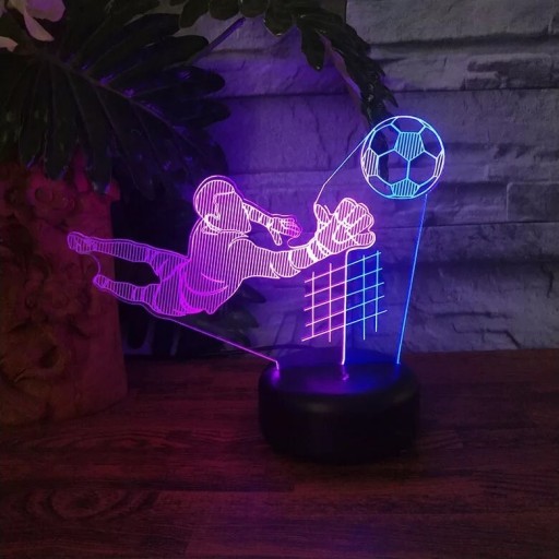 Zdjęcie oferty: Lampka LED 3d piłka nożna 