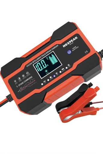 Zdjęcie oferty: NEXPEAK. Ładowarka samochodowa 10 A, 12 V i 24 V