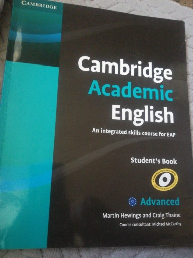 Zdjęcie oferty: Cambridge Academic English/advanced