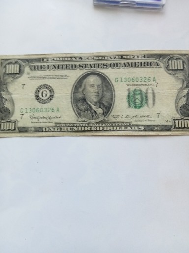 Zdjęcie oferty: Banknot 100 Dollar USA 1950 r