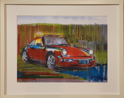 Zdjęcie oferty: grafika porsche 964