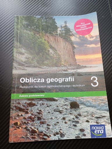 Zdjęcie oferty: Oblicza geografii 3 Podręcznik podstawowy nowa era